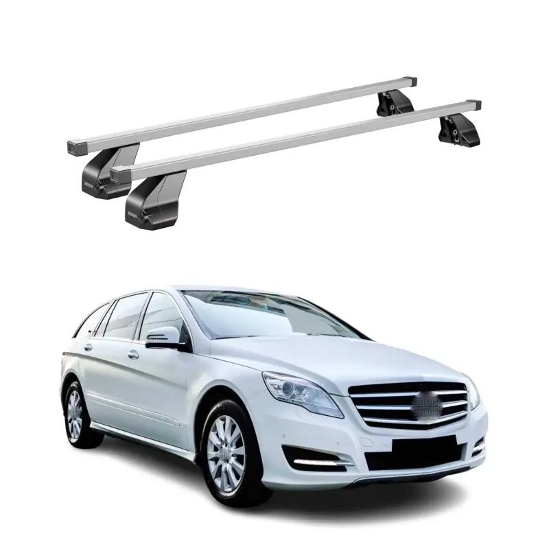 Angebot Menabo Dachträger für Mercedes R Klasse W251 2006-2013 75kg Stahl Silber 2x