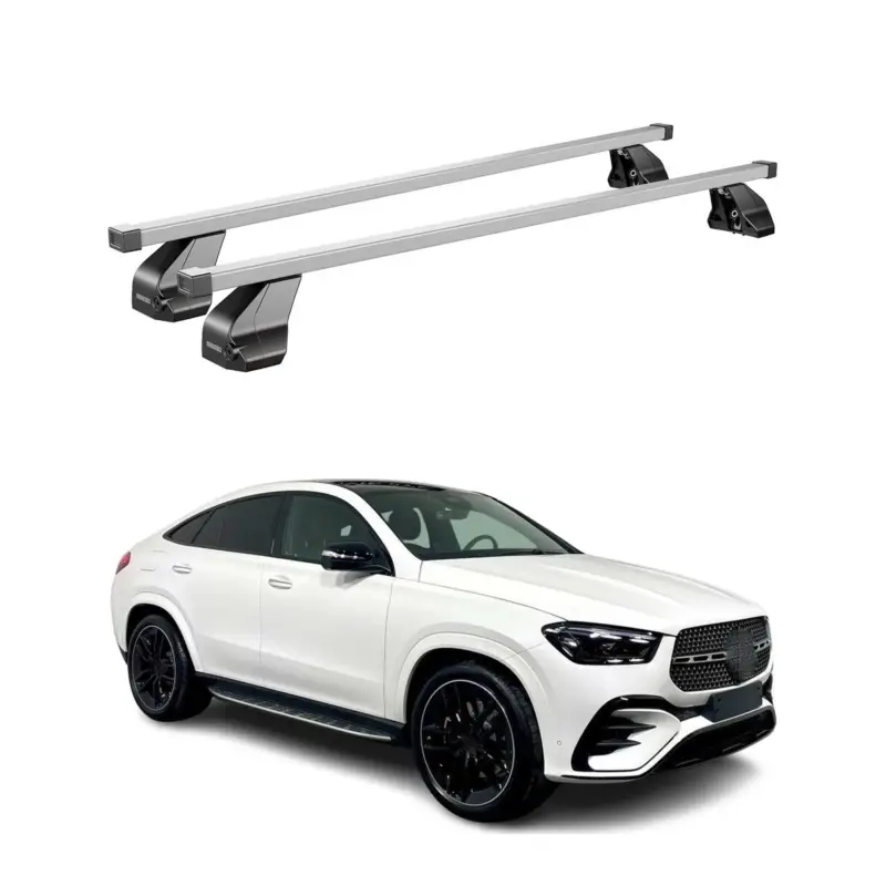 Menabo Dachträger Grundtäger für Mercedes GLE C167 2019-2026 75kg Stahl Grau 2x Sale