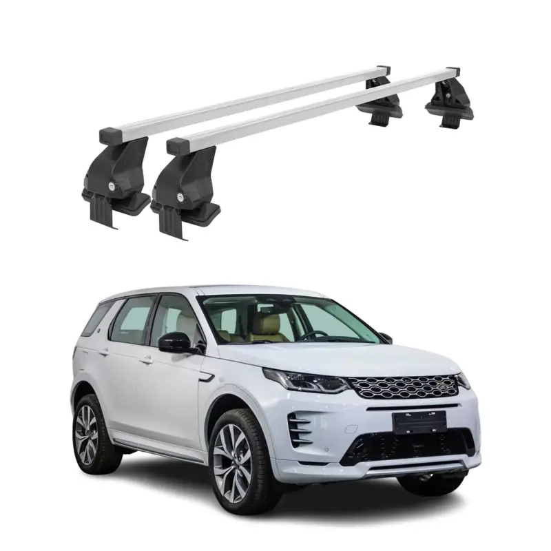 Menabo Dachträger für Land Rover Discovery Sport 2019-2026 50kg Stahl Silber 2x Neu