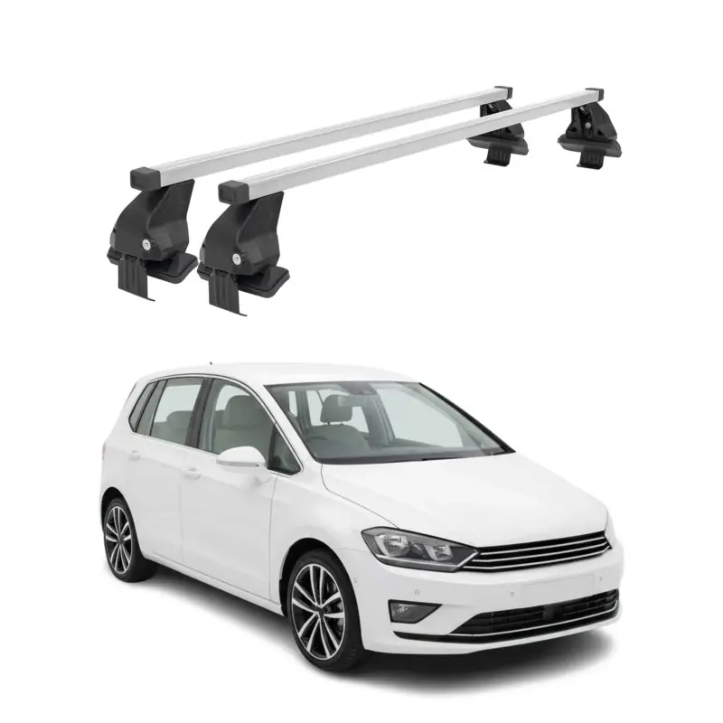 Heißes Angebot Menabo Dachträger Grundtäger für VW Golf VIII Variant 2019-2026 50kg Silber 2x