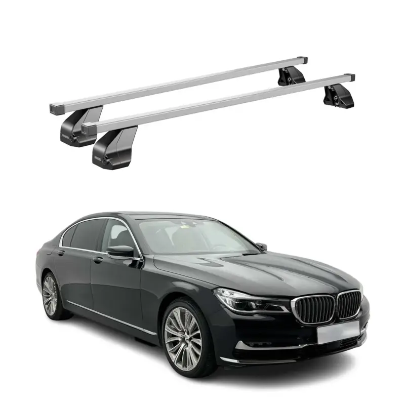 Menabo Dachträger Grundtäger für BMW 7er G11 G12 2015-2022 75kg Stahl Silber 2x Aktuell
