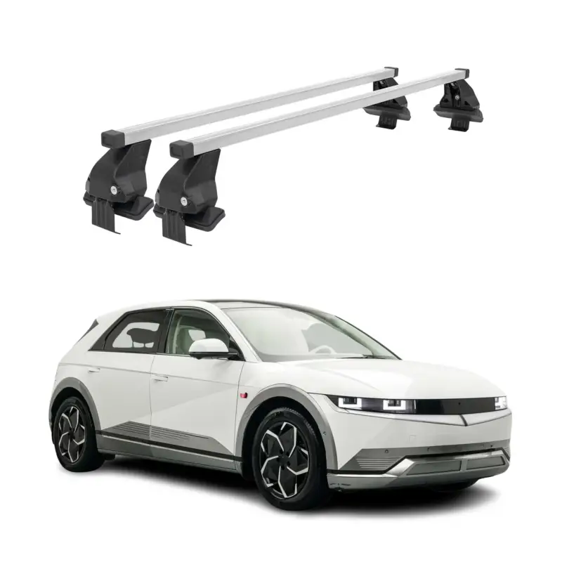 Menabo Dachträger Grundtäger für Hyundai Ioniq 5 2021-2026 50kg Stahl Silber 2x Neu Im Sortiment
