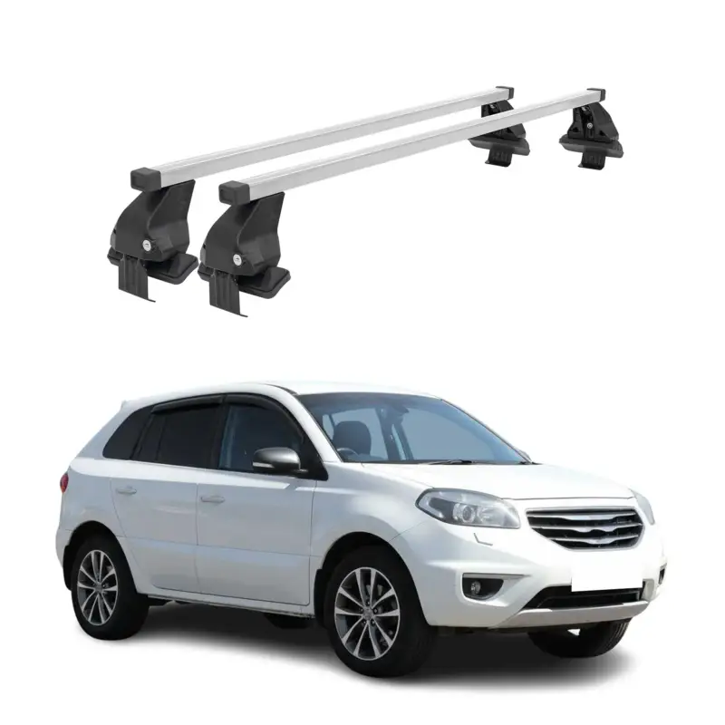 Direkt Vom Hersteller Menabo Dachträger Grundtäger für Renault Koleos mk1 2008-2016 50kg Stahl Grau 2x