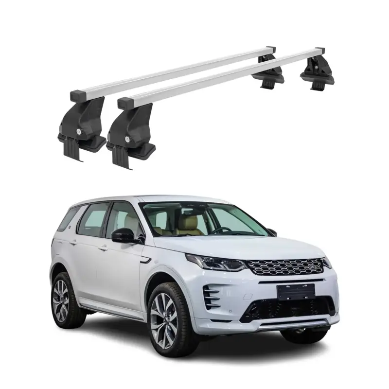 Versand Am Gleichen Tag Menabo Dachträger für Land Rover Freelander 2 2007-2015 50kg Stahl Silber 2x