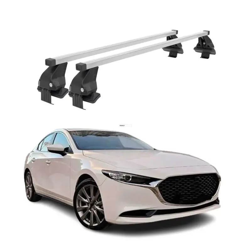 Menabo Dachträger Grundtäger für Mazda 3 BP Limo 2019-2026 50kg Stahl Silber 2x Echt