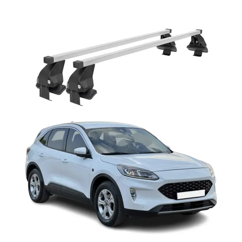 Menabo Dachträger Grundtäger für Ford Kuga III 2019-2026 50kg Stahl Silber 2tlg Finale Aktion