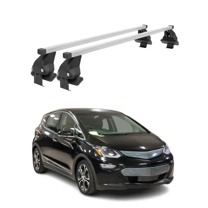 Menabo Dachträger Grundtäger für Chevrolet Bolt 2016-2024 50kg Stahl Silber 2x Schneller Versand