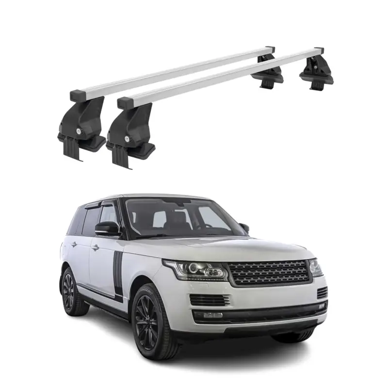 Bestseller Menabo Dachträger für Land Rover Range Rover L405 2012-2022 50kg Stahl Silber 2x