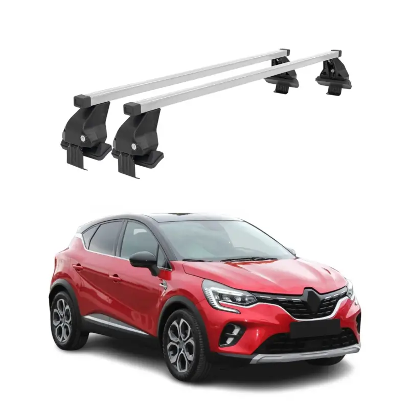 Bestpreis Menabo Dachträger Grundtäger für Renault Captur mk2 2019-2026 50kg Stahl Grau 2x