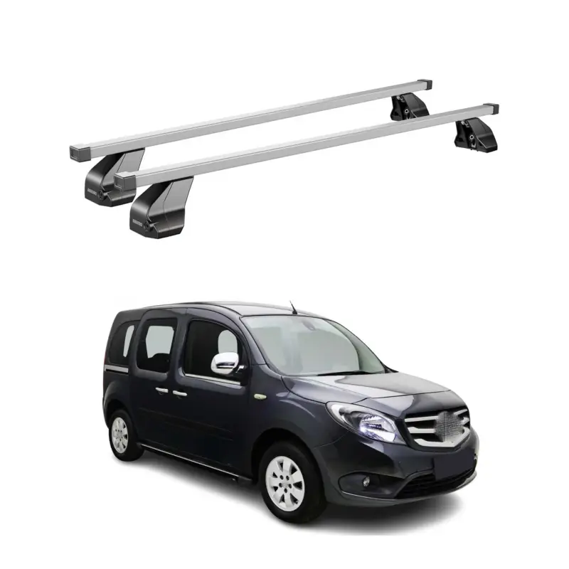 Bestseller Menabo Dachträger Grundtäger für Mercedes Citan W415 2012-2021 75kg Stahl Silber