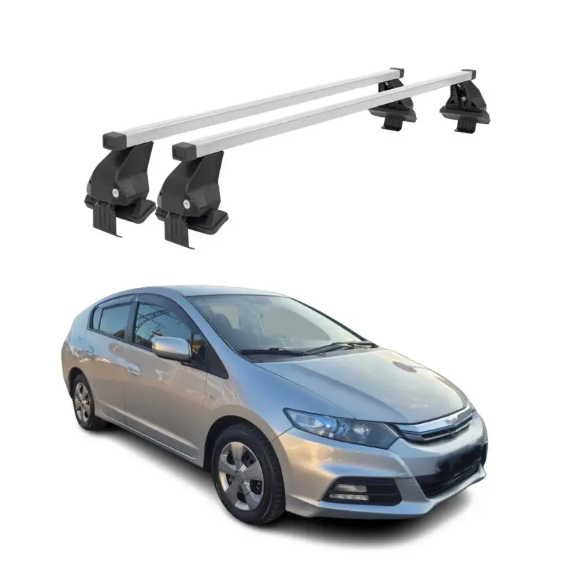 Schnäppchen Menabo Dachträger Grundtäger für Honda Insight 2009-2014 50kg Stahl Silber 2 tlg