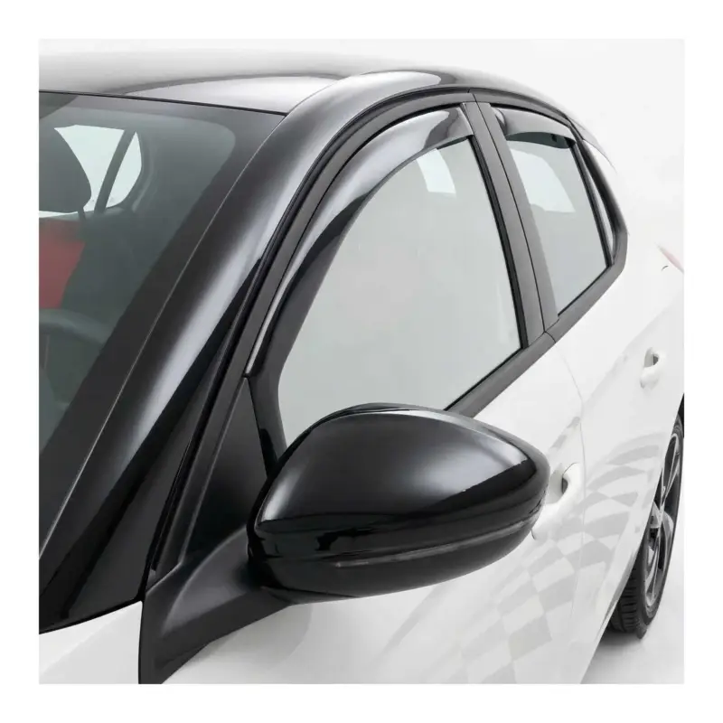 Neue Ware Windabweiser Regenabweiser für Opel Corsa F 2019-2026 Dunkel Acryl 4tlg