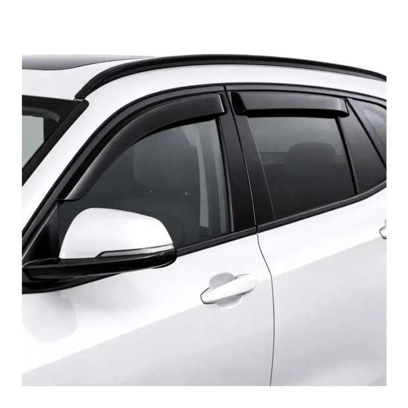 Zertifiziert Windabweiser Regenabweiser für BMW X2 F39 2018-2023 Dunkel Acryl 4tlg