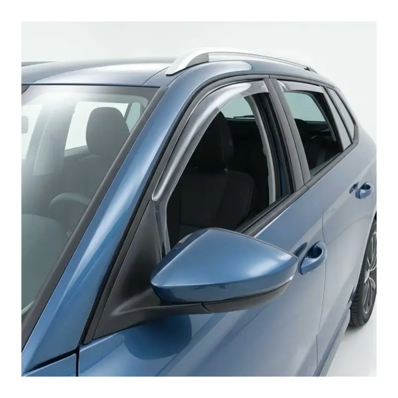 Windabweiser Regenabweiser Satz für Skoda Kamiq 2019-2023 Schwarz Windschutz 4x Preis Gesenkt