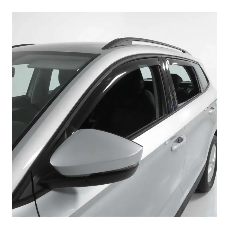 Windabweiser Regenabweiser für Skoda Karoq 2017-2026 Dunkel Acryl 4tlg Billig