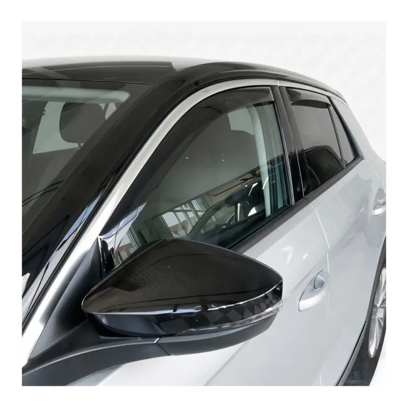 Solange Der Vorrat Reicht Windabweiser Regenabweiser für VW T-Roc 2017-2025 Dunkel Acryl 4tlg
