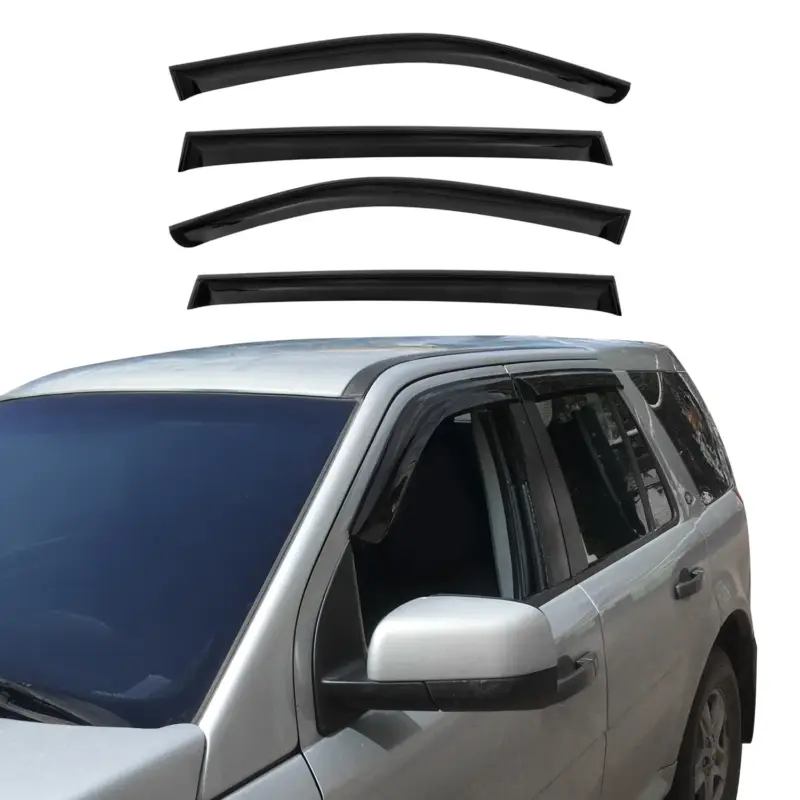 4x Windabweiser Regenabweiser für Audi Q7 4LB 2006-2015 Acryl Dunkel Letzte Chance