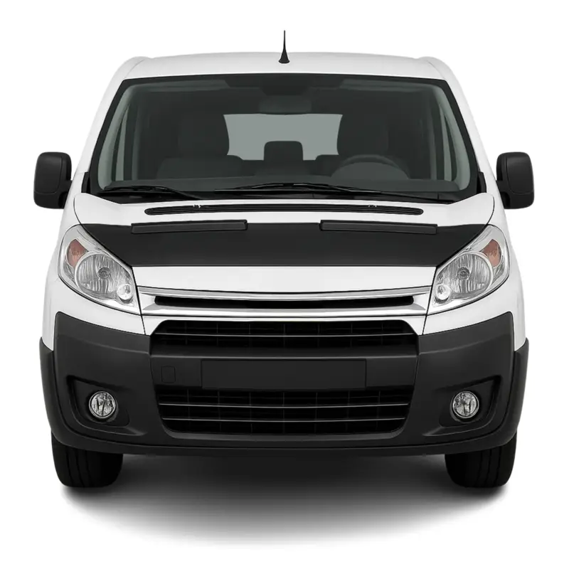 Versand Am Gleichen Tag Haubenbra Steinschlagschutz Bonnet Bra für Citroen Jumpy 2007-2017 Schwarz Halb