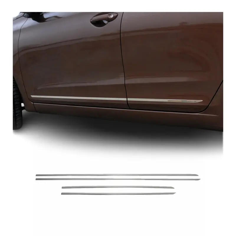 Top-Seller Seitentürleiste Türschutzleiste für Mitsubishi L200 Double Cab 2015-2019 Chrom