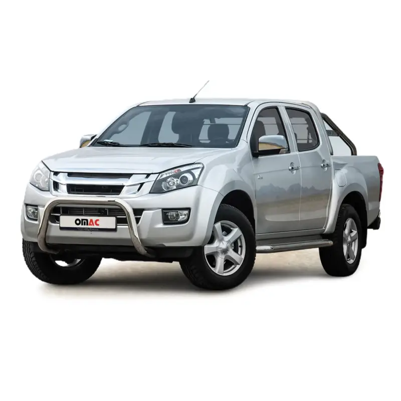 Preiswert Frontbügel Frontschutzbügel für Isuzu D-Max 2012-2019 mit ABE Silber Rammschutz