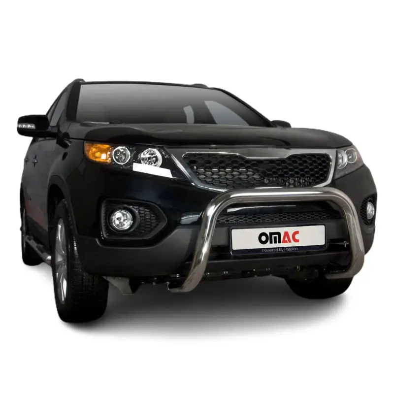 Frontbügel Frontschutzbügel für Kia Sorento 2010-2012 mit ABE Silber Rammschutz Jetzt Kaufen