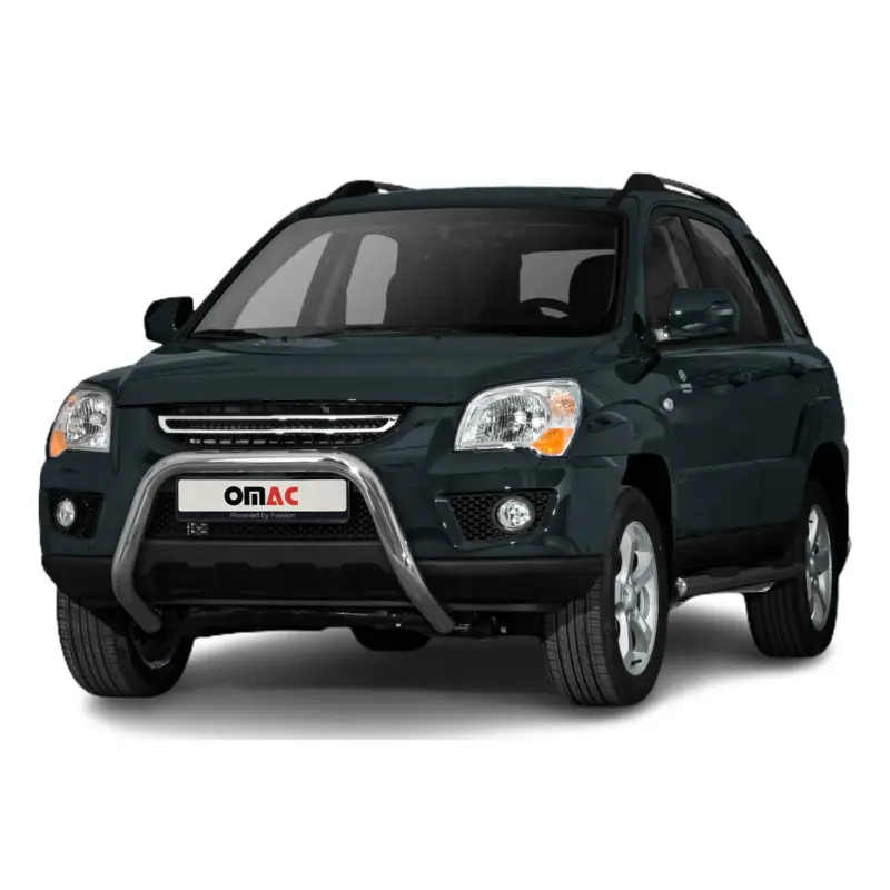 Frontbügel Frontschutzbügel für Kia Sportage 2008-2010 mit ABE Silber Rammschutz Nur Heute