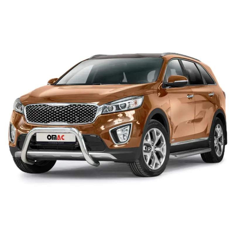Frontbügel Frontschutzbügel für Kia Sorento 2015-2018 mit ABE Silber Rammschutz Versand Am Gleichen Tag