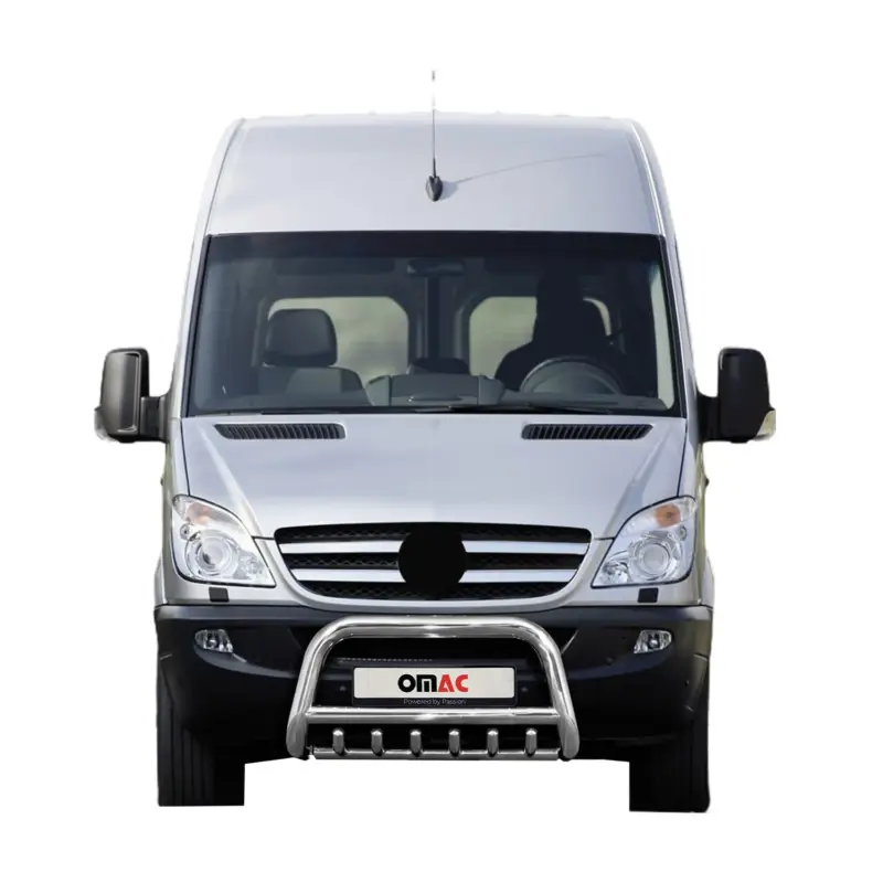 Markenprodukt Frontbügel Frontschutzbügel für Mercedes Sprinter 2006-2013 mit ABE Stahl Silber