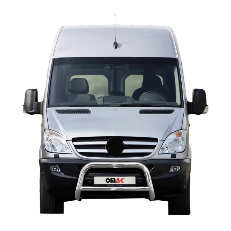 Must-Have Frontbügel Frontschutzbügel für Mercedes Sprinter 2006-2014 mit ABE Stahl Silber
