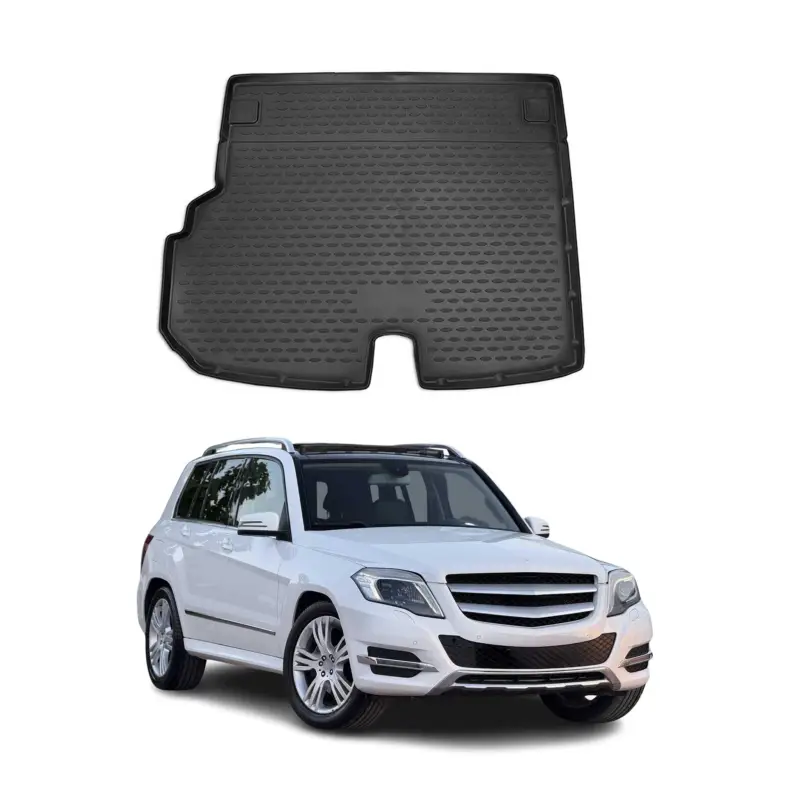 Sofort Bestellen Kofferraummatte Kofferraumwanne für Mercedes GLK Klasse X204 2008-2015 mit griff