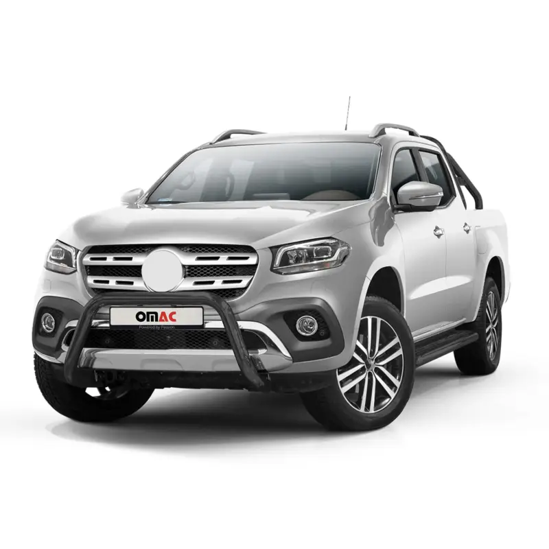 Must-Have Frontbügel Frontschutzbügel für Mercedes X Klasse 2017-2020 Stahl ABE Schwarz