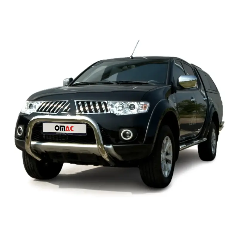 Preiswert Frontbügel Frontschutzbügel für Mitsubishi L200 2009-2015 mit ABE Silber