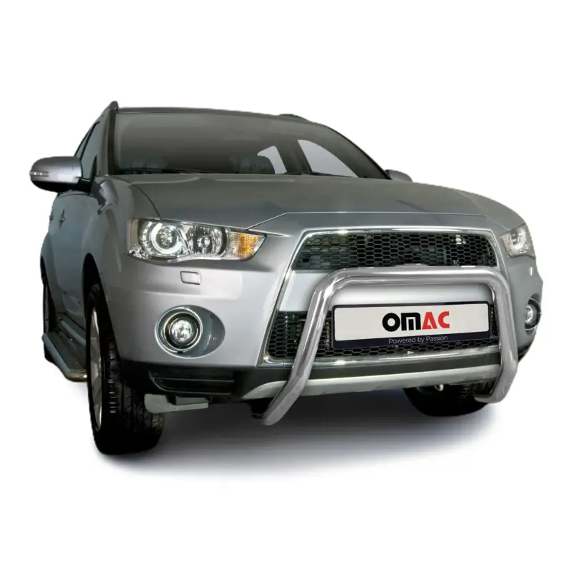 Neu Frontbügel Frontschutzbügel für Mitsubishi Outlander 2010-2012 mit ABE Silber