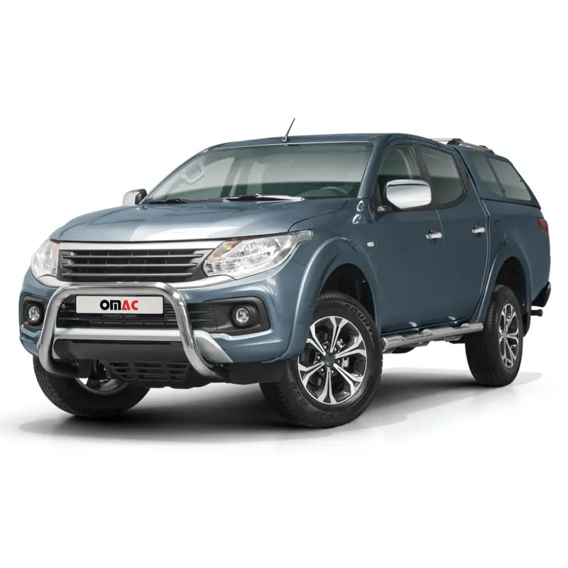 Sonderangebot Frontbügel Frontschutzbügel für Fiat Fullback 2015-2021 mit ABE Stahl Silber