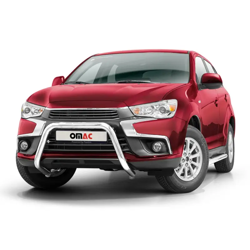 Frontbügel Frontschutzbügel für Mitsubishi ASX 2017-2022 mit ABE Silber Geprüft