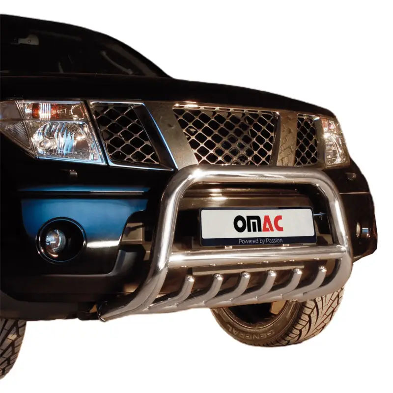 Frontbügel Frontschutzbügel für Nissan Navara D40 2005-2015 ABE Schutz Silber Kracherpreis