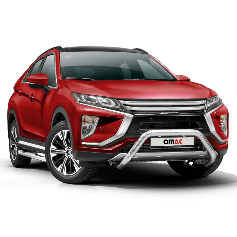 Frontbügel Frontschutzbügel fürsubishi Eclipse Cross 2018-2019 ABE Silber Versand Am Gleichen Tag