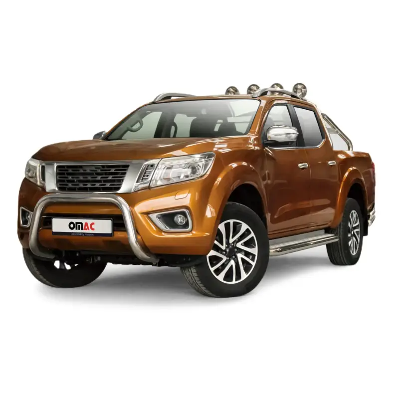 Frontbügel Frontschutzbügel für Nissan Navara NP300 2015-2026 Stahl ABE Silber Neuheit
