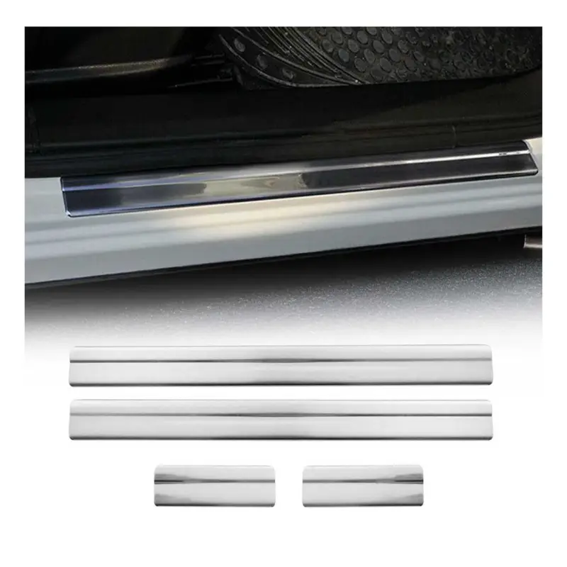 Abverkauf Einstiegsleisten Türschweller für Nissan Qashqai +2 2008-2014 Edelstahl 4x
