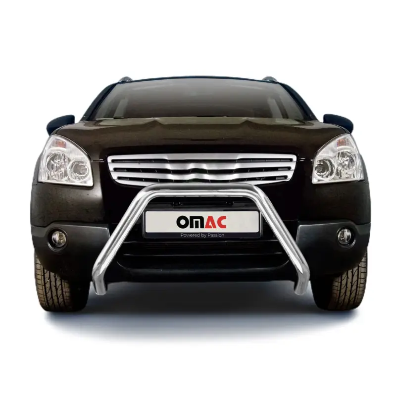 Frontbügel Frontschutzbügel für Nissan Qashqai 2007-2010 mit ABE Stahl Silber Jetzt Kaufen