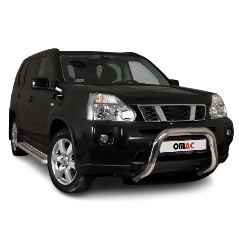 Neue Kollektion Frontbügel Frontschutzbügel für Nissan X-Trail 2007-2010 mit ABE Stahl Silber