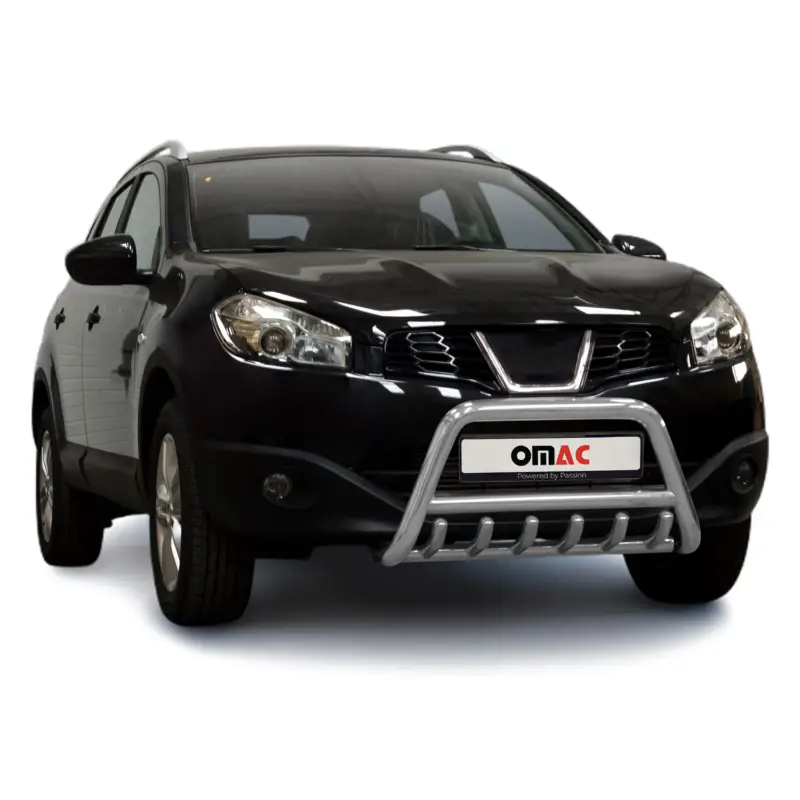Frontbügel Frontschutzbügel für Nissan Qashqai +2 2010-2013 ABE Schutz Silber Mega-Angebot