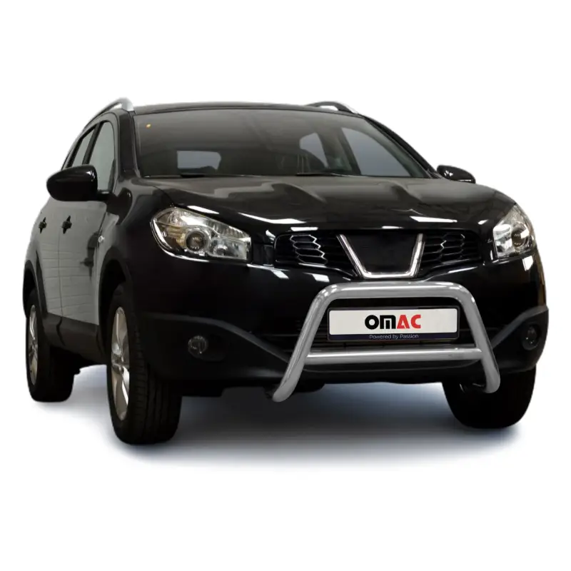 Jetzt Bestellen Frontbügel Frontschutzbügel für Nissan Qashqai +2 2010-2013 mit ABE Stahl Silber