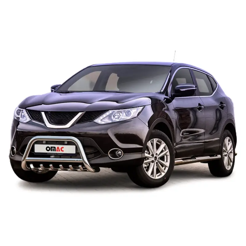 Frontbügel Frontschutzbügel für Nissan Qashqai 2013-2017 ABE Rammschutz Silber Abverkauf