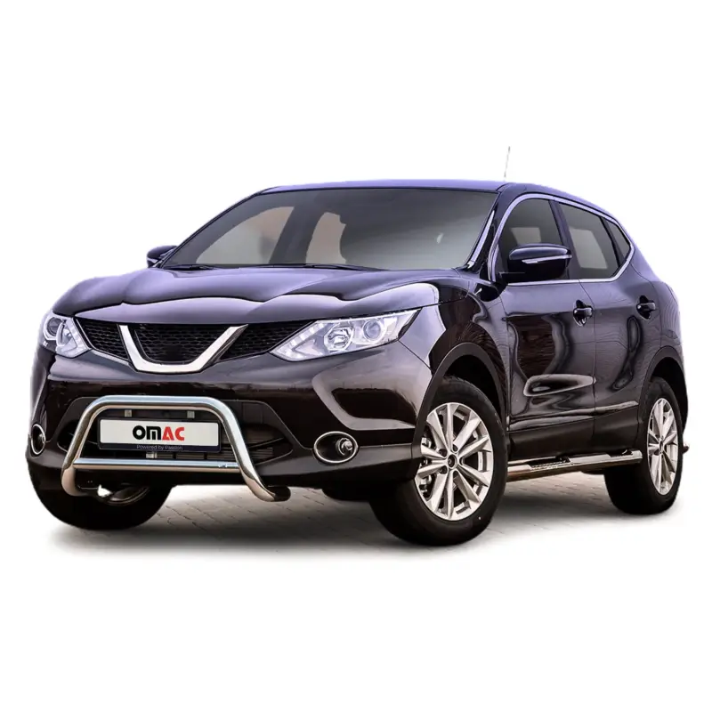 Jetzt Bestellen Frontbügel Frontschutzbügel für Nissan Qashqai 2013-2017 mit ABE Stahl Silber