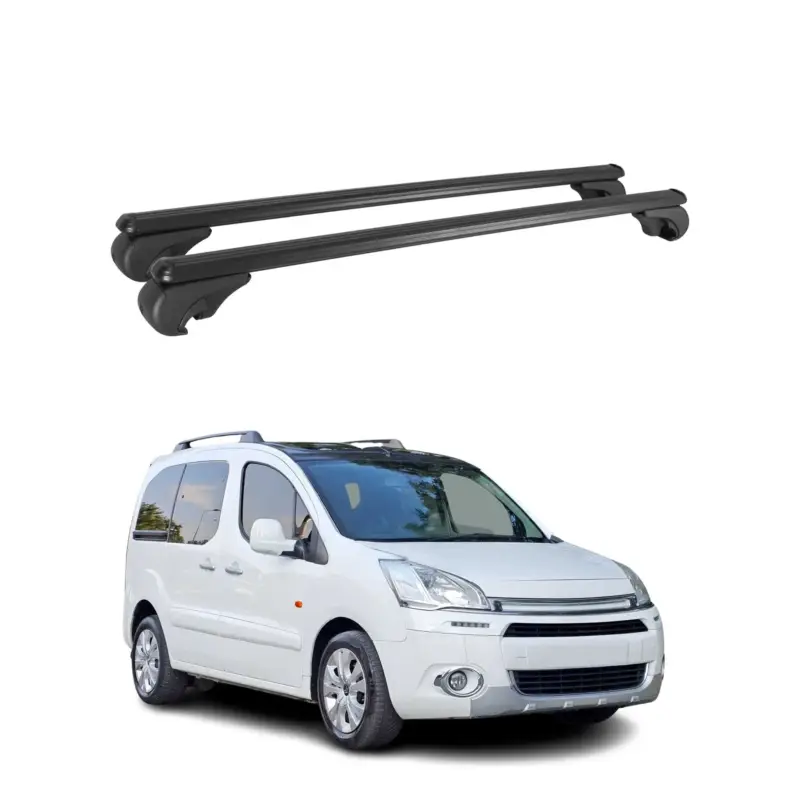 Dachträger für Citroen Berlingo 2008-2018 Gepäckträger Grundträger Alu Schwarz Sonderaktion