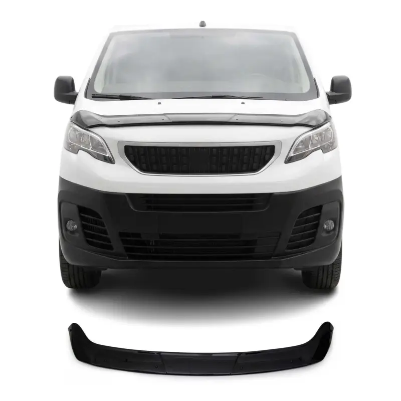 Must-Have Motorhaube Deflektor Insekten Steinschlagschutz für Opel Vivaro 2019-2026 Dunkel