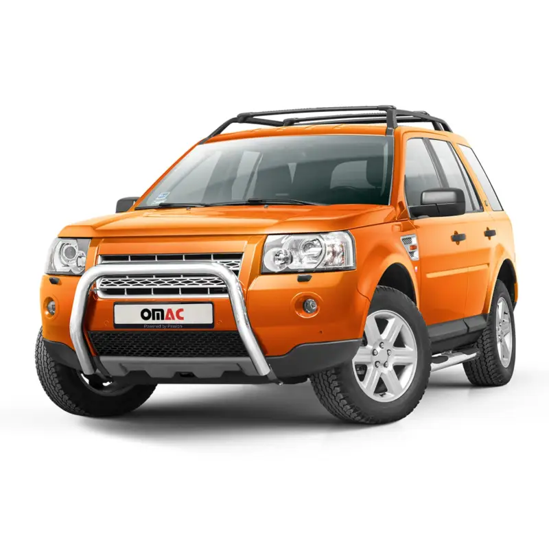 Frontbügel Frontschutzbügel für Land Rover Freelander 2006-2014 ABE Stahl Silber Bestpreis