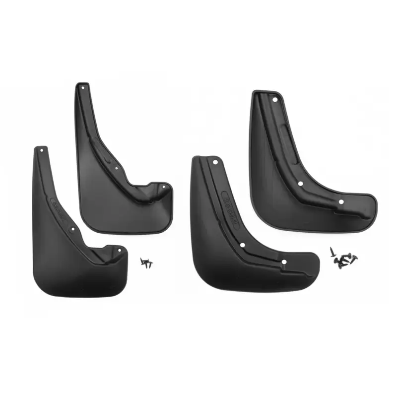 Schmutzfänger Kotflügel für Renault Fluence 2010-2015 Kunststoff Schwarz 4tlg Mega-Angebot