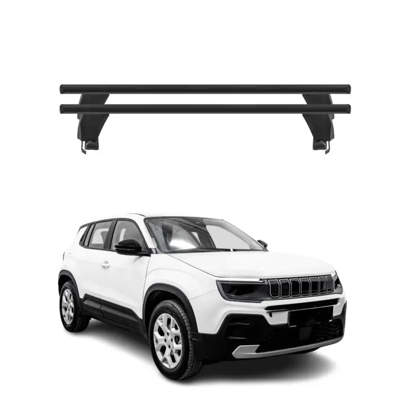 Kracherpreis Menabo Dachträger Grundtäger für Jeep Avenger 2023-2026 50kg Alu Schwarz 2 tlg